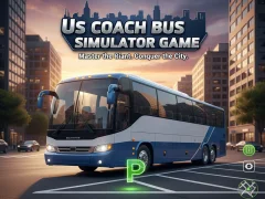 खेल US Coach Bus Simulator Game ऑनलाइन