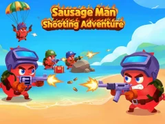 खेल Sausage Man Shooting Adventure ऑनलाइन
