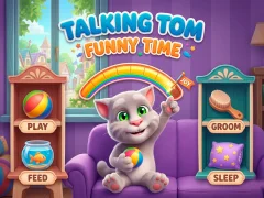 खेल Talking Tom Funny Time ऑनलाइन