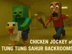 खेल Chicken Jockey at Tung Tung Sahur Backrooms ऑनलाइन