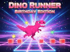 खेल Dino Runner Birthday Edition ऑनलाइन