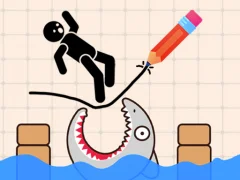 खेल Draw and Save Stickman ऑनलाइन