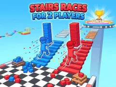 खेल Stairs Races For 2 Players ऑनलाइन