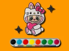 खेल Labubu Coloring Adventure ऑनलाइन