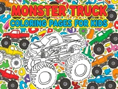 खेल Monster Truck Coloring Pages For Kids ऑनलाइन