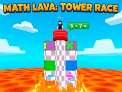 खेल Math Lava: Tower Race ऑनलाइन
