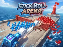 खेल Stick Roll Arena ऑनलाइन