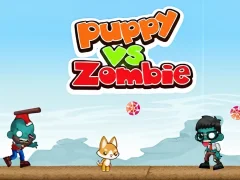 खेल Puppy vs Zombie ऑनलाइन