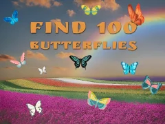 खेल Find 100 butterflies ऑनलाइन