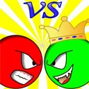 खेल Red ball vs green king ऑनलाइन