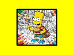 खेल Back To School Simpsons Coloring Book ऑनलाइन