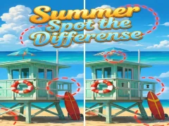 खेल Summer Spot the Differense ऑनलाइन
