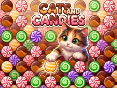 खेल Cats and Candies ऑनलाइन