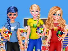 खेल BFF Princess Vote For  FIFA 2018 Quarter Finals ऑनलाइन
