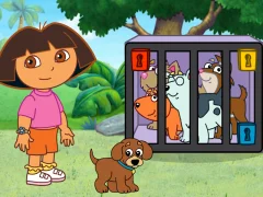 खेल Dora The explorer Dora's Puppy Adventure ऑनलाइन