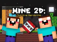 खेल Mine 2D Survival Herobrine ऑनलाइन