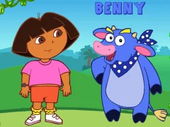 खेल Dora's Meet My Friends ऑनलाइन