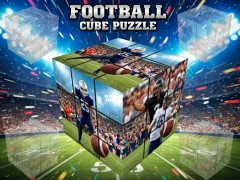 खेल Football Cube Puzzle ऑनलाइन