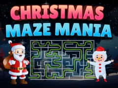 खेल Christmas Maze Mania ऑनलाइन