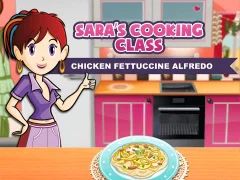 खेल Sara's Cooking Class: Chicken Fettuccine Alfredo ऑनलाइन