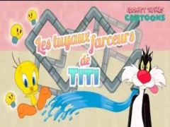 खेल Looney Tunes Cartoons Les tuyaux farceurs de Titi ऑनलाइन
