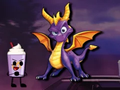 खेल Flappy Spyro Grimace ऑनलाइन