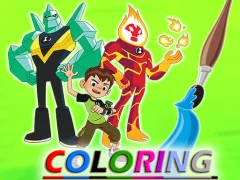 खेल Ben 10 Coloring ऑनलाइन