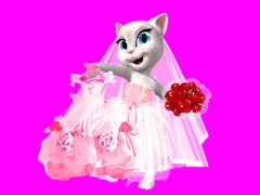 खेल Talking Tom Angela City Wedding Boutique ऑनलाइन