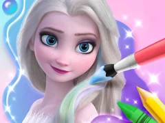 खेल Coloring Book For Elsa ऑनलाइन