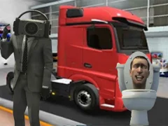 खेल Truck Simulator Skibidi Toilet ऑनलाइन