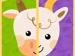 खेल Baby Games Animal Puzzle for Kids ऑनलाइन