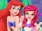 खेल Baby Ariel Treating Cold ऑनलाइन