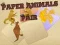 खेल Paper Animals Pair ऑनलाइन
