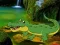 खेल Crocodile Waterfalls Forest Escape ऑनलाइन