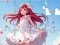 खेल Jigsaw Puzzle: White Dress Girl ऑनलाइन