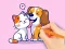 खेल Coloring Book: Dog And Cat ऑनलाइन