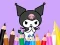 खेल Coloring Book: Kuromi Carries Bag ऑनलाइन
