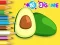 खेल Coloring Book: Avocado Fruit ऑनलाइन