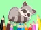 खेल Coloring Book: Baby Raccoon ऑनलाइन