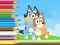 खेल Coloring Book: Bluey And Bingo Holiday ऑनलाइन