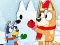 खेल Jigsaw Puzzle: Bluey Christmas Snowman ऑनलाइन