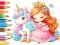 खेल Coloring Book: Unicorn Secret Whisper ऑनलाइन