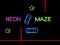 खेल Neon Car Maze ऑनलाइन