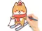 खेल Coloring Book: Skiing Puppy ऑनलाइन
