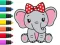 खेल Coloring Book: Elephant ऑनलाइन