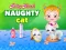 खेल Baby Hazel - naughty cat ऑनलाइन