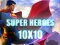 खेल Super heroes 10х10 ऑनलाइन