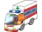 खेल Cartoon Ambulance Puzzle ऑनलाइन