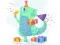 खेल Dino Party Jigsaw ऑनलाइन