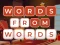 खेल Words from Words ऑनलाइन